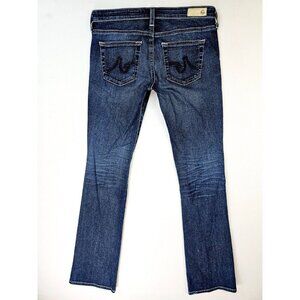 AG Adriano Goldschmied Size 27X33 Women's The Olivia Skinny Boot Cut Blue Jeans